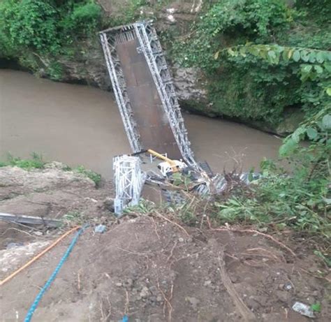 5 dead, 2 injured when a Steel Bridge collapsed in Davao City.